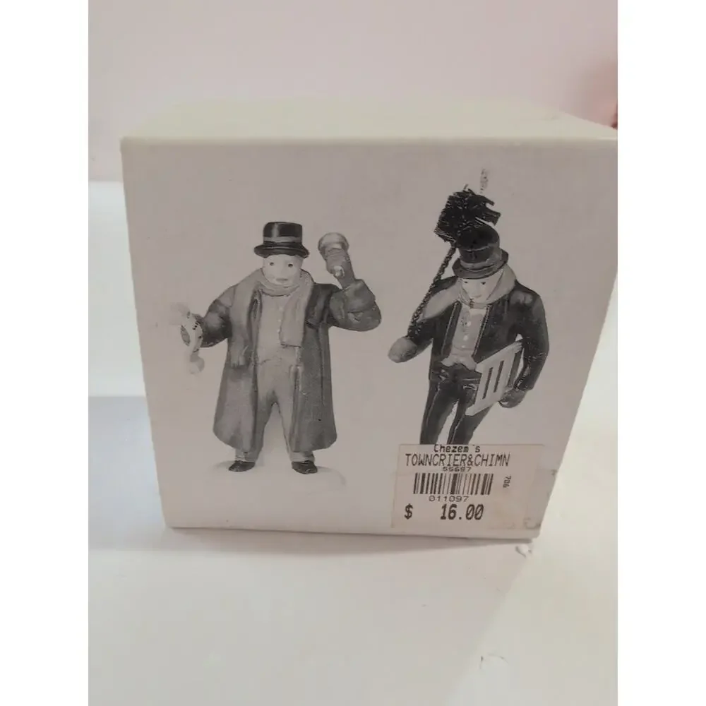 Dept 56,Heritage Village Accessories - Town Crier &‎ Chimney Sweep #5569-7